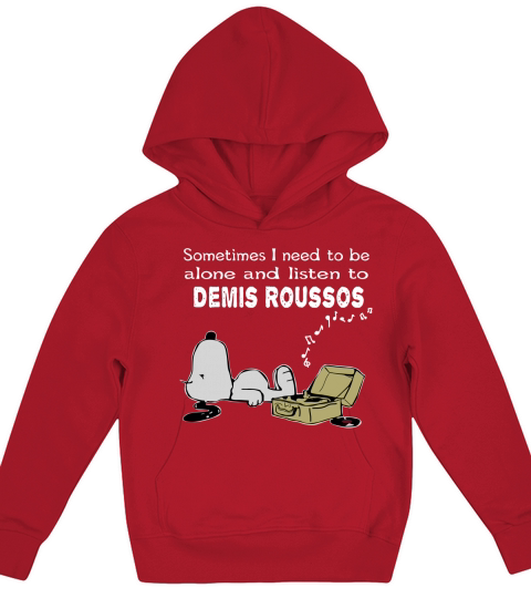 Sometimes I need to be alone and listen to Demis Roussos Kids Hoodie