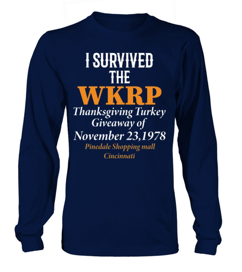 i survived wkrp thanksgiving turkey Women's Long Sleeve