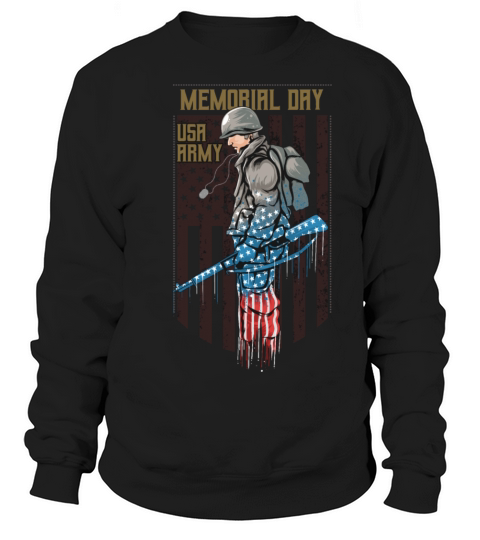 Memorial Day Usa Army Women's Sweatshirt