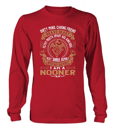 NOONER Brave Heart Dragon Name Shirts Long sleeved Unisex