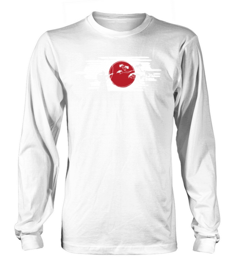 Kyudo Japan Flag Women's Long Sleeve