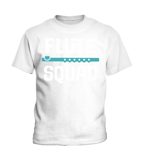 Flute Squad Marching Band Music Kids T-Shirt
