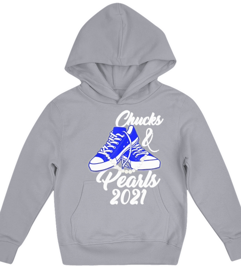 Chucks And Pearls 2021 Blue Color Basic Kids Hoodie