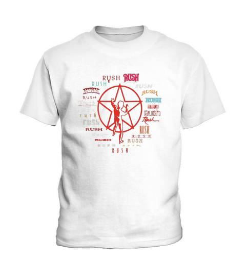 Rush Evolution Of Logo Kids T-Shirt