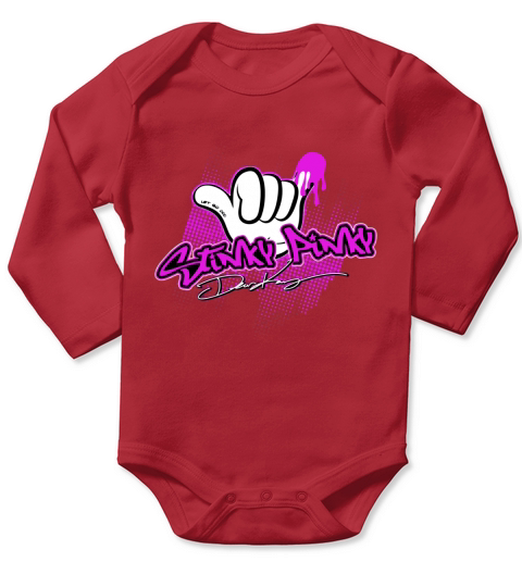 Stinky pinky Long Sleeve Baby One-Piece