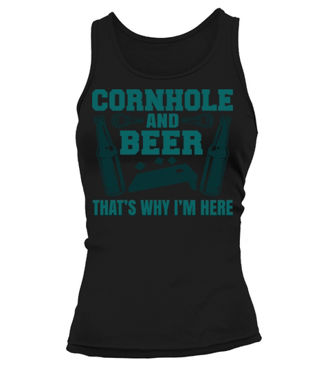 Cornhole and Beer Toss funny Cornhole Outfit hole Women's Tank Top