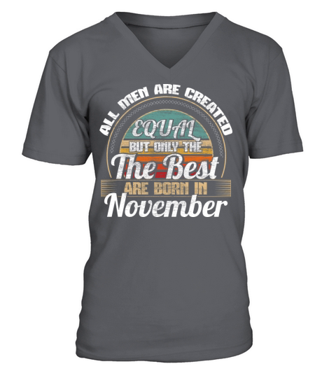 November Birthday Celebration Novemberboy Gift Men's V-Neck T-shirt