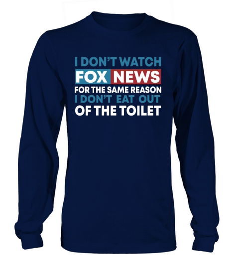Fox news anti trump t shirt Long sleeved Unisex