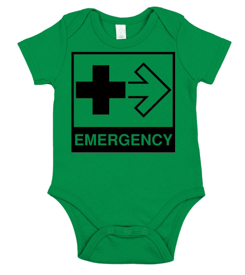 Emergency VECTOR Short Sleeve Baby One-Piece
