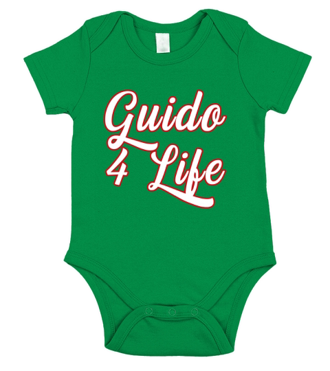 Guido For Life GTL New Jersey Garden State Shore Short Sleeve Baby One-Piece