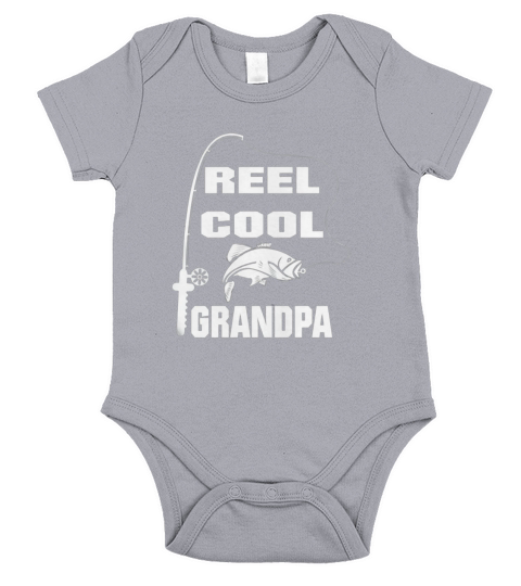 REEL COOL GRANDPA Short Sleeve Baby One-Piece