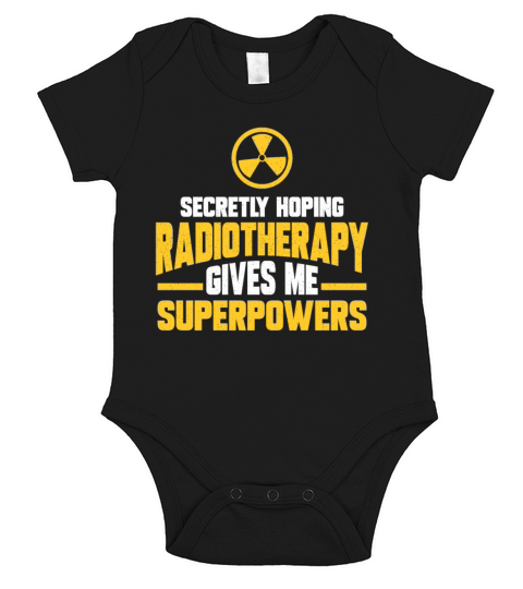 Secretly Hoping Radiotherapy Give Me Superpower Short Sleeve Baby One-Piece