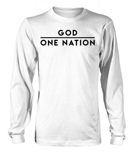 God One Nation Under God American Christian Gift Women's Long Sleeve