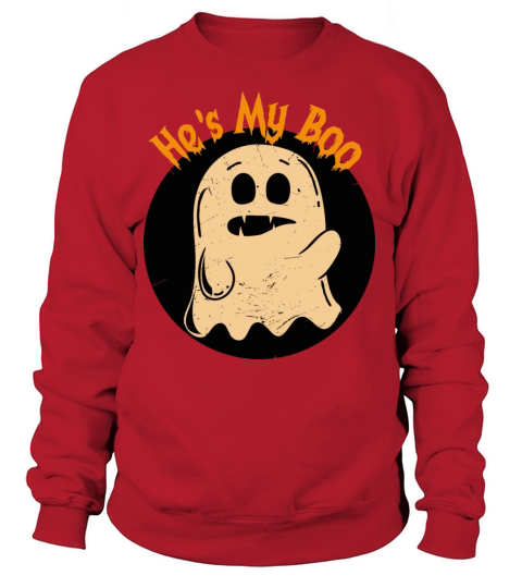 Hes My Boo sticker Women's Sweatshirt