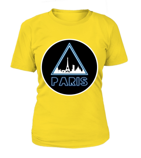 Paris Neon blue Women's T-Shirt