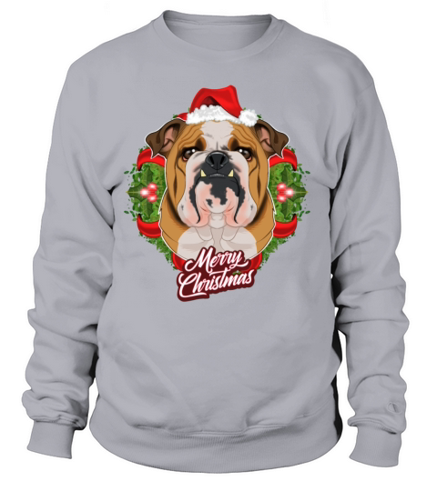 English Bulldog Lover I Merry Christmas English Women's Sweatshirt