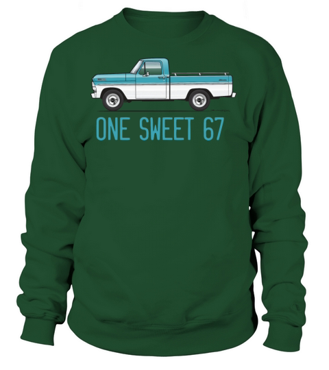 One sweet 67 Peacock Blue and white Women's Sweatshirt