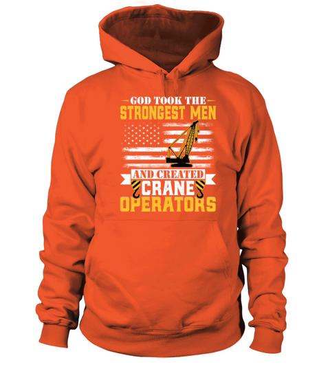 American Flag Crane Operator Patriotic Forklift Women's Hoodie