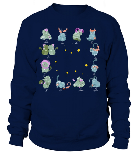 Cute Zodiac Sign Cat Lover Women's Sweatshirt