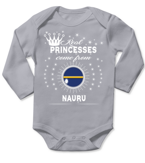 queen love princesses NAURU Long Sleeve Baby One-Piece