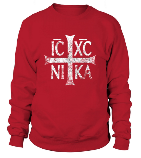 Ic Xc Nika Cross Eastern Christian Greek Gift Tee Women's Sweatshirt