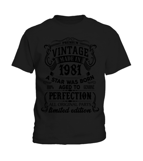Vintage 1981 Kids T-Shirt