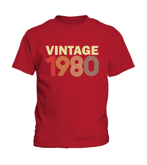 Vintage 1980 gift Kids T-Shirt