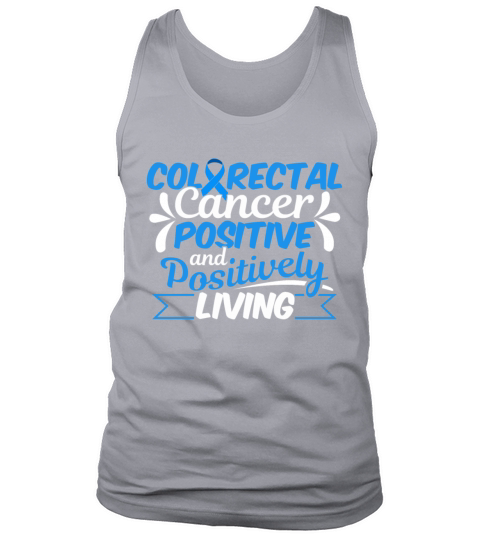 Colorectal Cancer Survivor Positively CRC Warrior Men's Tank Top