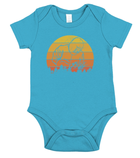 Welder Retro Vintage Sunset 70s Welding Humor Pun Short Sleeve Baby One-Piece