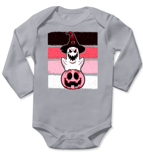Halloween Ghost Pumpkin Funny movie Long Sleeve Baby One-Piece
