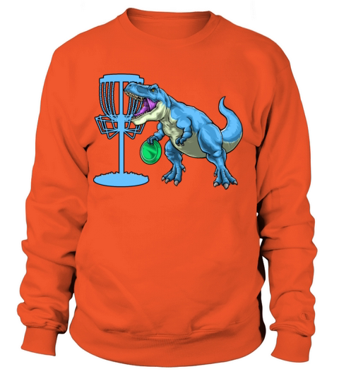 Disc Golf Dinosaur Disc Golfing Women's Sweatshirt