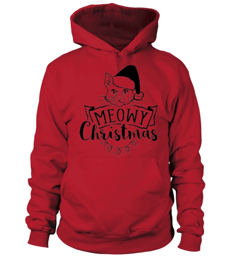Meowy Christmas Women's Hoodie