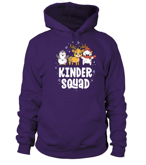 Kinder Squad Matching Kindergarten Teacher Women's Hoodie
