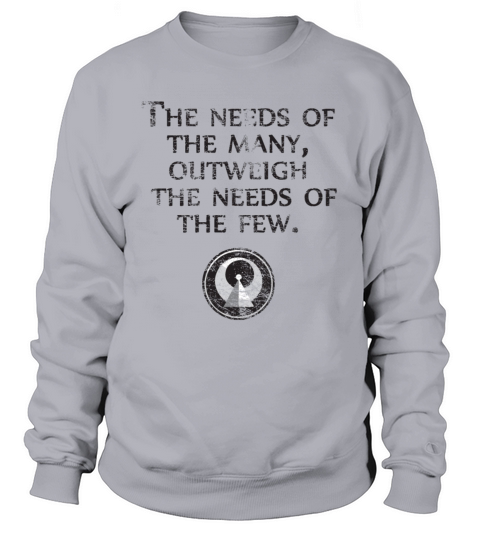 The Needs of the Many Outweigh the Needs of the Women's Sweatshirt