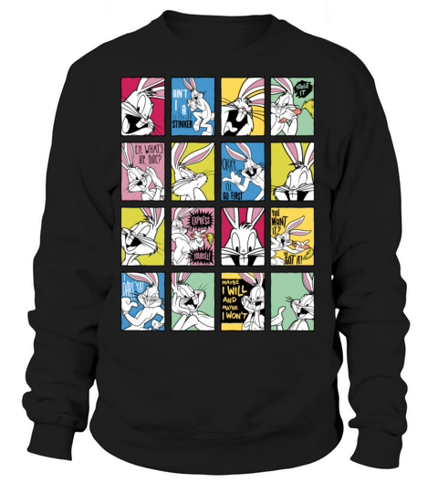 Looney Tunes Bugs Bunny Tiles Women's Sweatshirt