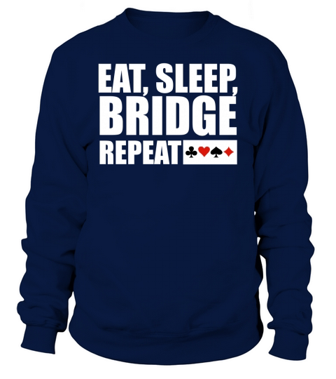 Funny Bridge Card Game Bridge Player - Unisex Long Sleeve Sweatshirt Unisex