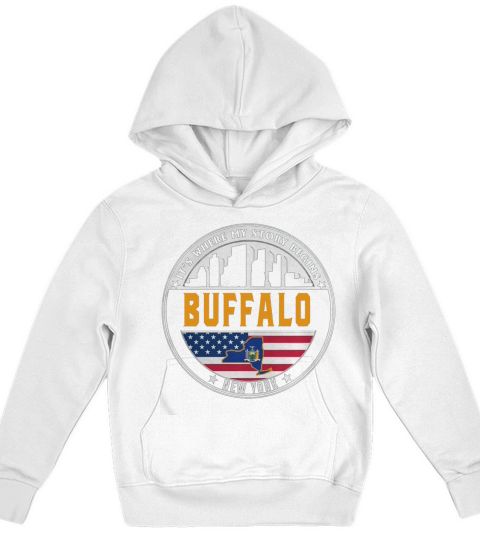 Buffalo - Its where my story begins Kids Hoodie