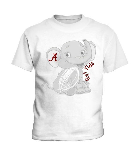 Roll Tide Elephant iYa-FBL-ALA-002 T-Shirt Kids T-Shirt