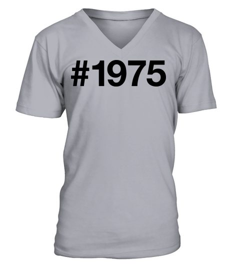 1975 Hashtag Men's V-Neck T-shirt