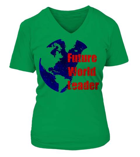 BackTo School Future World Leader Dark Student Gra Women's V-Neck T-shirt