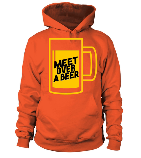 Meet Over Beer - funny beer lover shirt Women's Hoodie