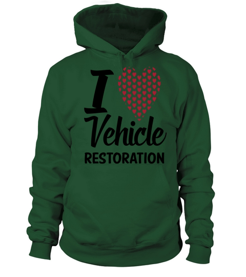 i love vehicle restoration likes auto restoration Women's Hoodie