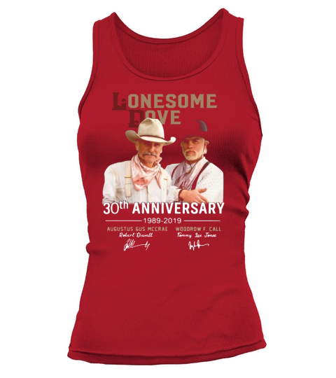 Lonesome dove 30th anniversary 1989-2019 signatures shirt Tank top Woman