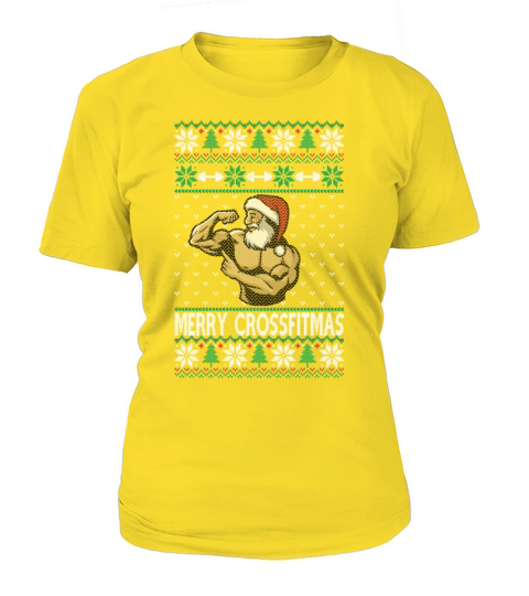 Merry Crossfitmas Santa CrossFit Fitness Gym Gifts Women's T-Shirt