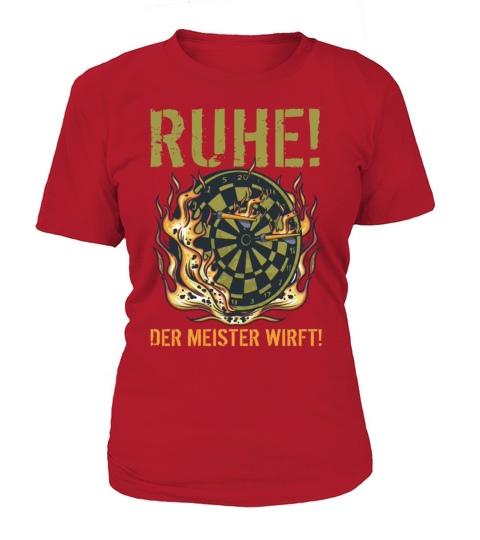 Rest the master throws darts and dart players Women's T-Shirt