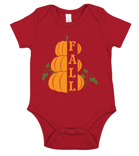 Fall Pumpkin For Halloween Night Short Sleeve Baby One-Piece