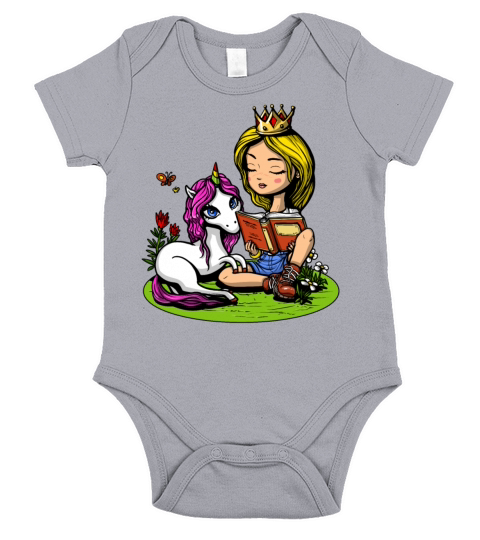 Unicorn Princess Short Sleeve Baby One-Piece