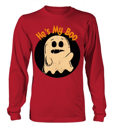 Hes My Boo sticker Women's Long Sleeve