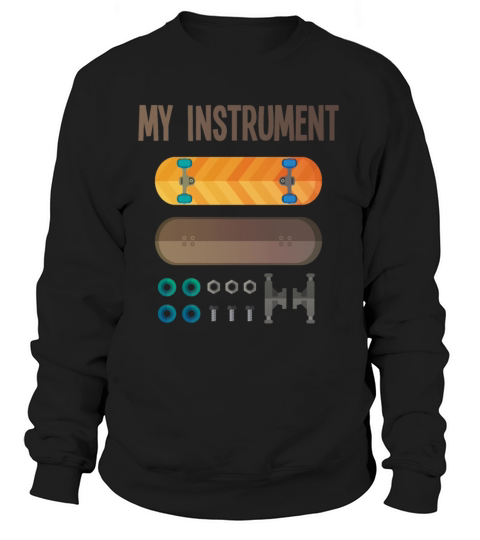 My Instrument Fingerboard Skateboard Women's Sweatshirt