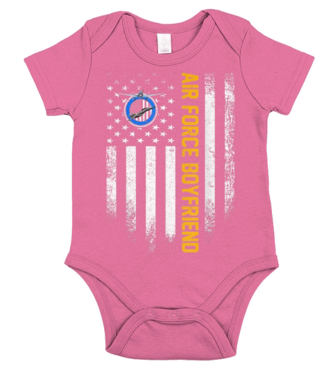 Vintage USA American Flag Proud Air Force Veteran Short Sleeve Baby One-Piece